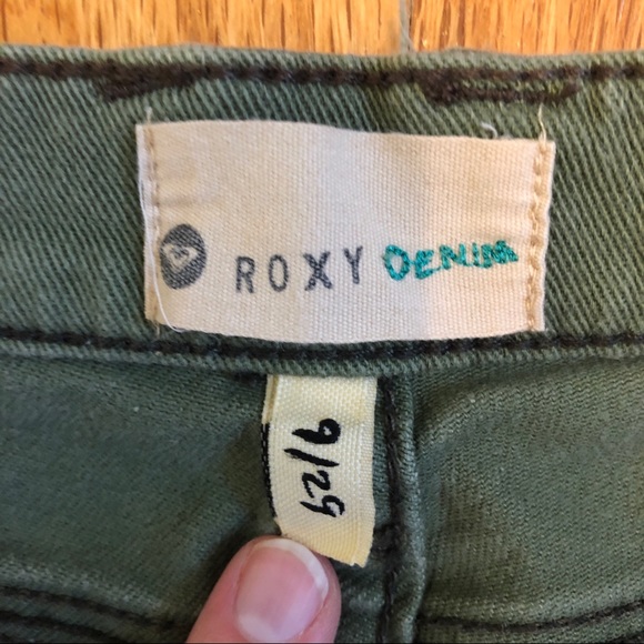 Roxy Olive Green Skinny Jeans- Size 9/29 - Picture 4 of 4